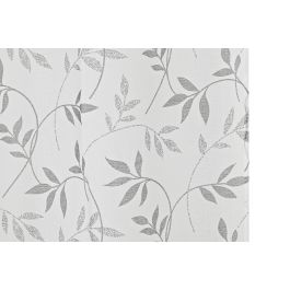 DKD Home Decor Cortina Modelo Alpino con Estampado de Hoja, Poliéster Blanco Gris, 270 cm Alto x 140 cm Ancho, Pack de 2 Unidades, 75 gsm DKD Home Decor Cortina Modelo Alpino con Estampado de Hoja, Poliéster Blanco Gris, 270 cm Alto x 140 cm Ancho, Pack de 2 Unidades, 75 gsm