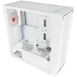 LC-Power Midi Tower LC-810W-ON PC Blanco para Juego ATX EATX micro ATX Mini-ITX Metal Plástico Vidrio Templado