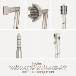 Shark HD446SLEU Modelador de Aire y Secador de Pelo, Beige