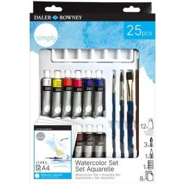 Acuarelas Daler Rowney Simply 12Ml Set De 25 Precio: 14.58999971. SKU: B16JNBV8DF