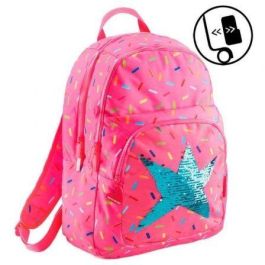 MOCHILA TRIPLE COMPARTIMENTO MIQUEL RIUS 18639 AGATHA RUIZ DE LA PRADA CARAMELOS - 315*415*165MM (23L) - TIRANTES ACOLCHADOS -PREPARADA ACOPLAR RUEDAS