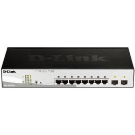 D-Link DGS-1210-08P/E Switch Gestionado 8 Puertos RJ45 Gigabit 10/100/1000 con PoE (802.3af/at 65W) y 2 Puertos SFP