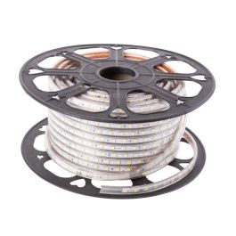 [HO-220-60-50M-CW] Rollo Tira LED 220V 50m IP65 Impermeable 500W 6000K Blanco Frío 60 LEDs/M SMD5050 42000Lm