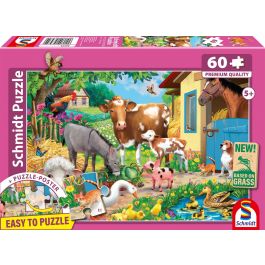Schmidt Spiele Puzzle AABRK21872 Animales de Granja 60 Piezas para Niños a partir de 5 Años Precio: 42.6767. SKU: B1FL8ACTFV