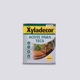 Xyladecor 5089084 Aceite Incoloro para Teca 0,750 l Uso Interior Exterior Nutre y Enriquece la Madera