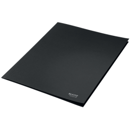 Leitz 39060095 Carpeta de Cartón 3 Solapas A4 Recycle 100% Negro