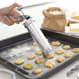 Máquina para Hacer Galletas y Manga Pastelera 2 en 1 Prekies InnovaGoods Máquina para Hacer Galletas y Manga Pastelera 2 en 1 Prekies InnovaGoods