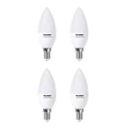 Panasonic-Panalight LDAHV5L27CFE142EPL-ECO-4x Lámpara LED Vela Frost E14 4W 2700K Pack de 4