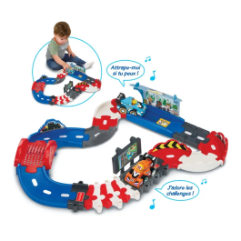 VTech Tut Tut Bolides - Circuito Pit Stop, Juego Infantil Multicolor en Francés (VTE3417765949050)