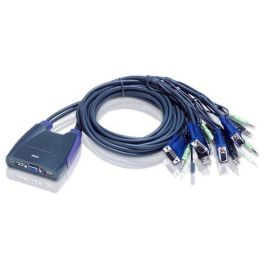 Aten CS64US KVM Switch USB VGA de 4 Puertos con Audio, Compartición de Periféricos USB y Cables Integrados Precio: 33.7900002. SKU: B1HT4NSLZ2