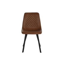 DKD Home Decor Silla Vintage Camel 52 x 85 x 48 cm (4 Unidades)