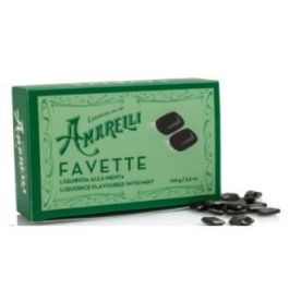 AMARELLI Regaliz Green Favette Menta 12x100Gr. Trozos pequeños con aroma natural de menta Precio: 69.4999998. SKU: B1BBQEQB9H