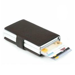 Dafne, Cartera de cuero, Titular de la tarjeta, Marrón, Para hombres Precio: 56.50000015. SKU: B1AHHL62D6