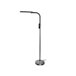 Lampara De Suelo Q-Connect 15 W Con Control Remoto Altura 146 cm Color Negro