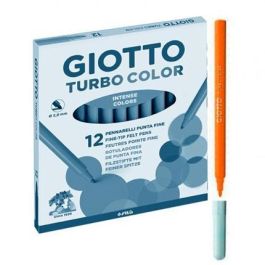 Giotto Rotuladores Turbo Color Naranja Estuche 12 Unidades