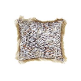 DKD Home Decor Cojín Moderno Multicolor 45x45x10 cm de Poliéster con Flecos y Cremallera Oculta Precio: 15.49999957. SKU: S3041525