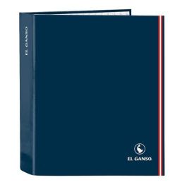 Safta Carpeta De Anillas 4x35 mm Folio Lomo Ancho El Ganso "Classic" Azul Precio: 6.59000001. SKU: B1HA7TPG7A