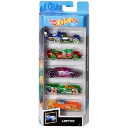 Hot Wheels Pack De 5 Vehiculos 1806 Coches Metalicos A Escala 1/64 Coleccionables
