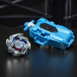 Hasbro G1491 Beyblade X Roosevelt Peonza Cobalt Dragoon 2-60C Attack Type y Lanzador de Cuerdas Deluxe Izquierda con Engranajes X-Celerator +8 Años