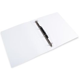 Carpeta Canguro 4 Anillas Mixtas 16 mm Liderpapel A4 Plastico Blanca