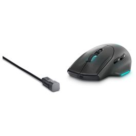 Alienware AW620M Ratón Wireless Óptico USB Type-C Negro 26000 DPI