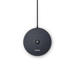 Yealink Micrófono Array VCM35 con cable CAT5e 5m, 360° Captación Voz 6m, Cancelación Ruido para Salas Conferencia