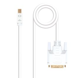 Nanocable Cable Conversor Mini DP a DVI, Conectores Blindados en Oro, Compatible DisplayPort 1.2a, 1920x1080@60HZ, 2.0 m, Blanco Precio: 11.79000042. SKU: B138R2LAM4