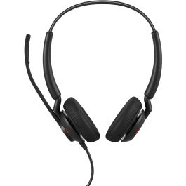 Jabra Engage 40 Inline Link Auriculares Estéreo USB-C para Oficina y Centro de Llamadas con Tecnología Clear Voice y Certificado Microsoft Teams