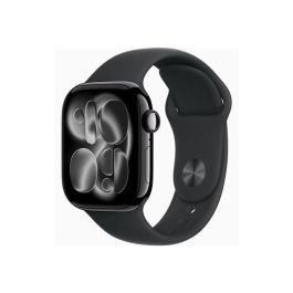 Apple Watch Series 11 GPS 42mm Negro Azabache Correa Deportiva Negra (S/M) MEQT4QL/A
