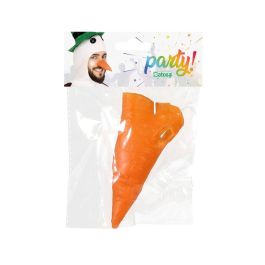 Nariz de Zanahoria Naranja para Muñeco de Nieve Accesorio Navideño