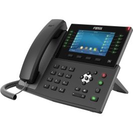 Fanvil X7C V2 Teléfono IP con Cable Negro, 20 Líneas, Pantalla LCD, Gigabit Ethernet, PoE, Bluetooth 4.2 y Wi-Fi