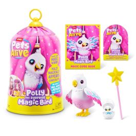 Zuru Pets Alive Pájaro Mágico Interactivo con Sonidos, Incluye 3 Pilas LR44, Juguete para Niños y Niñas a partir de 3 Años