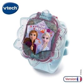 VTech Frozen 2 - Reloj Interactivo de Elsa, con pantalla animada, multifunción parlante, ideal para niños de 3 a 7 años