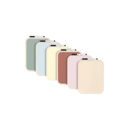 Bi-Office Pizarra Blanca Easy Magnética con Rotulador, 279x355 mm, Color Beige