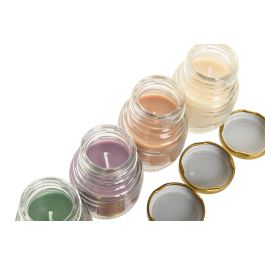 DKD Home Decor Vela Crema Rojo 5 x 8 x 5 cm (12 Unidades)