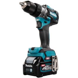 Makita HP001GD201 Taladro Percutor Inalámbrico 40V Sin Escobillas - 2600 RPM, 140 Nm, para Perforar y Atornillar