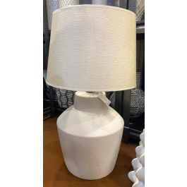 Lampara Sobremesa Shabby DKD Home Decor Blanco 40 x 62 x 40 cm