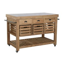 Isla Cocina Cottage DKD Home Decor Natural Negro 75 x 96 x 142 cm Precio: 1147.68999972. SKU: B17J8HA666
