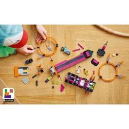 LEGO City Desafío Acrobático: Camión y Anillos de Fuego, Juego de Construcción 479 Piezas, 6+ Años