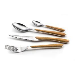 Amefa Éclat Cuchara de Postre de Acero Inoxidable 13,5 cm 2mm - Set de 6 Piezas con Acabado Brillo, Apto Lavavajillas