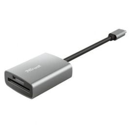 Trust 24136 Lector de Tarjetas Externo Dalyx USB-C 3.2 Gen 1 Rápido Compacto para SD/microSD hasta 104MB/s Aluminio PC Portátil Trust 24136 Lector de Tarjetas Externo Dalyx USB-C 3.2 Gen 1 Rápido Compacto para SD/microSD hasta 104MB/s Aluminio PC Portátil