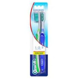 ORAL-B 124 Cepillo Dental Shiny Clean Duo Medio - Limpieza Suave con Limpiador Lingual - Pack de 2 Cepillos ORAL-B 124 Cepillo Dental Shiny Clean Duo Medio - Limpieza Suave con Limpiador Lingual - Pack de 2 Cepillos Precio: 2.6899994. SKU: B1CR6WZHS8