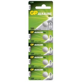 GP Alkaline Cell Battery 189-C5, 1,5V, LR54, 5-pack Precio: 2.78999985. SKU: B18XY68BKZ