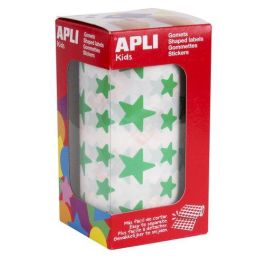 Gomets Apli Rollo 59H Estrella 5 Puntas Surt.(Gde.Y Peq.) Verde 2.360 Uds. (04890) Precio: 4.49999968. SKU: B1GQM68TPP