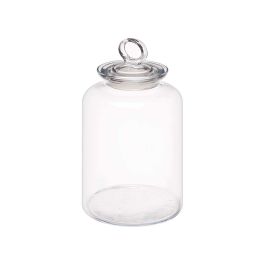 Pasabahce Tarro Kitchen Vidrio y Silicona Transparente con Tapa 2640 ml 14 x 25.5 x 14 cm (Set de 6)