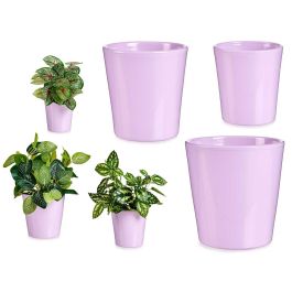 Set 3 Macetas Ceramica Conica 11 14 17Cm Lila Ibergarden (6 Unidades) Precio: 47.49999958. SKU: B1K5GMHKVK