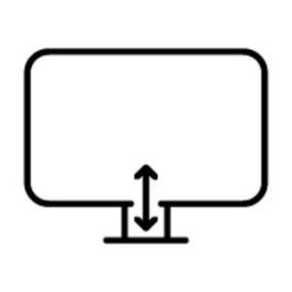 HP E27 G5 Monitor FHD PVC Free. Pantalla con Visuales Nítidos, Confort Personalizado y Flexibilidad, Ideal para Oficina y Hogar.