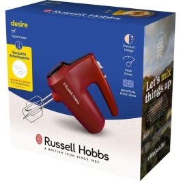 Batidora de mano - RUSSEL HOBBS - Desire Red - 185 W - 5 velocidades - Rojo Batidora de mano - RUSSEL HOBBS - Desire Red - 185 W - 5 velocidades - Rojo