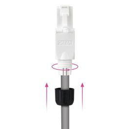 Nanocable Conector RJ45 UTP Cat.6A Auto-Crimpable (10 uds) para Redes Ethernet de Alta Velocidad