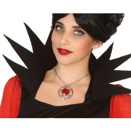 Collar de Vampiresa Plateado con Colgante Rojo para Halloween - Accesorio para Disfraces Góticos Precio: 1.49999949. SKU: B15ZJ34HSP